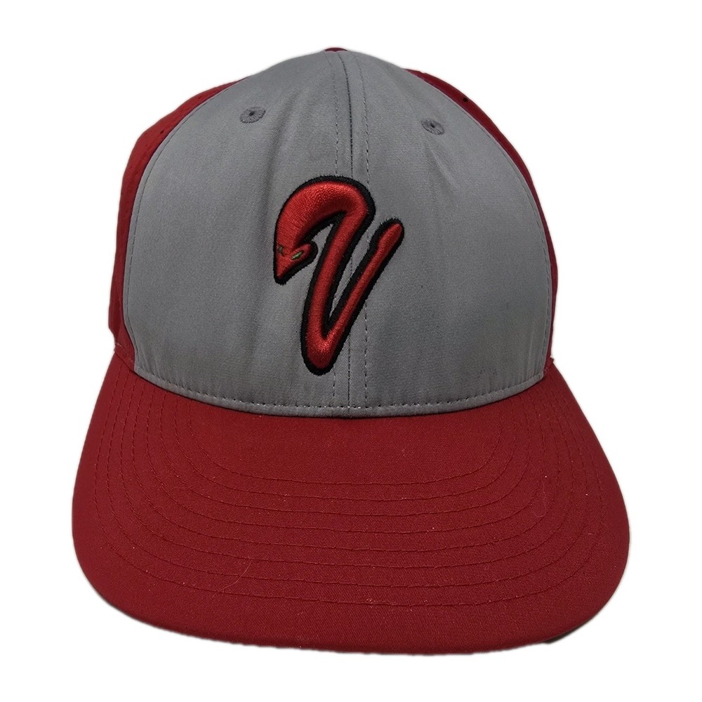 Vandals Baseball Flexfit‎ Richardson PTS Lite Size Small/Medium Gray Red Hat